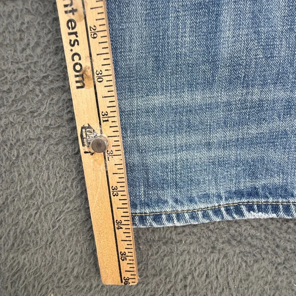 American Eagle Original Boot Jeans Mens 34x36 Light Wash Blue 100% Cotton Denim